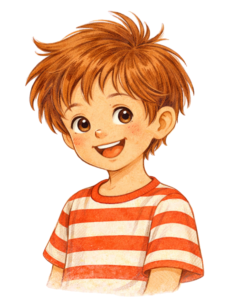 Tom, personnage de la collection d’éducation financière pour enfants